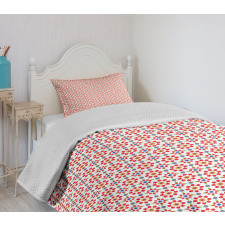 Azulejo Tiles Flowers Bedspread Set