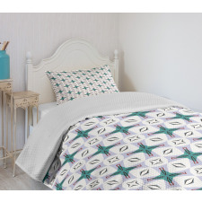 Abstract Geometrical Bedspread Set