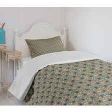 Colorful Ornamental Bedspread Set