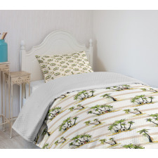 Tropic Island House Bedspread Set