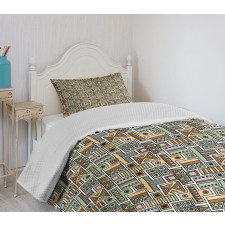 Funky Ethnic Bedspread Set