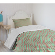 Squares Mosaic Bedspread Set