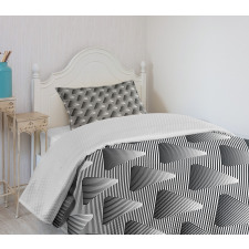 Geometric Dimension Bedspread Set