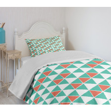 Triangle Arrangement Bedspread Set