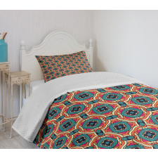 Geometric Shapes Bedspread Set