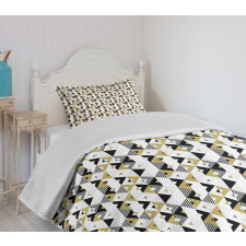 Triangles and Stripes Bedspread Set