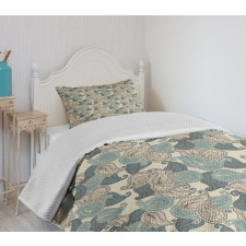 Teardrop Eastern Motif Bedspread Set