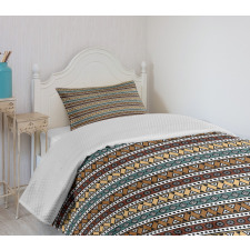 Shapes Pattern Bedspread Set