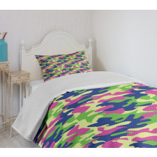 Modern Design Wave Bedspread Set