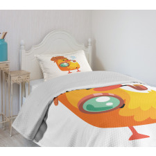 Private Detective Duck Bedspread Set