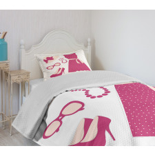 Pastel Colored Dress Bedspread Set