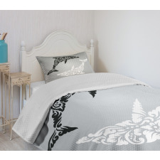 Monochrome Subaquatic Bedspread Set