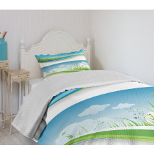 Fresh Summer Fields Eco Bedspread Set