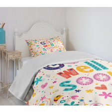 Get Well Soon Wish Cheery Bedspread Set