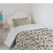 Spring Nostalgia Retro Bedspread Set