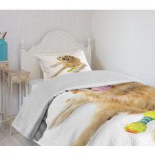 Pet Dog Toy Bedspread Set