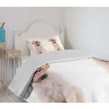 Happy Puppy Bedspread Set