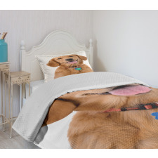 Collar Tags Bedspread Set