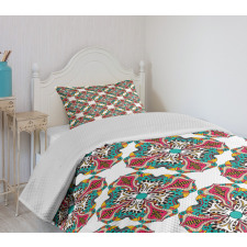 Exotic Native Motifs Bedspread Set