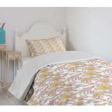 Royal Spring Lilies Bedspread Set