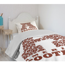 American Football Bedspread Set