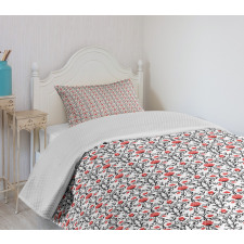 Rococo Tulip Bloom Bedspread Set