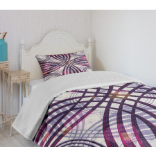 Groovy Geometric Bedspread Set