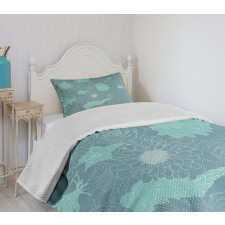 Exotic Blossoms Bedspread Set