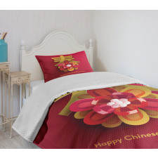 Lunar Flower Bedspread Set