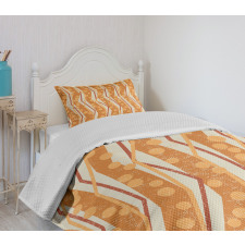 Chevron Zigzag Pattern Bedspread Set