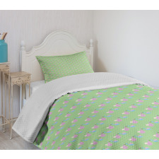 Birth Celebration Birds Bedspread Set