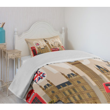 Britain Landmarks Bedspread Set