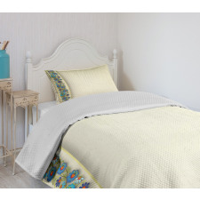 Vertical Border Detail Bedspread Set