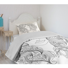 Young Floral Girl Bedspread Set