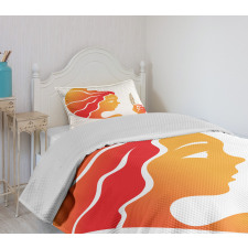 Fantasy Woman Art Bedspread Set