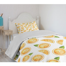 Slices of Oranges Bedspread Set