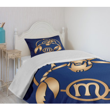 Blue Bedspread Set