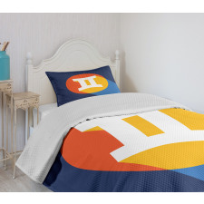 Colorful Graphic Bedspread Set