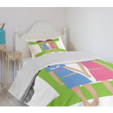 Twin Girls Teens Bedspread Set