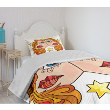 Twins of Zodiac Bedspread Set