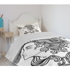 Mystic Happy Sad Bedspread Set