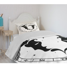 Male Portraits Bedspread Set