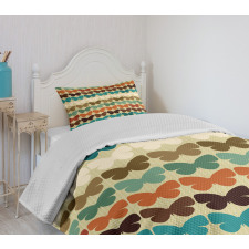 Retro Silhouettes Bedspread Set