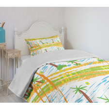 Childish Rainy Forest Bedspread Set