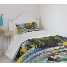 Mountains of Colorado Bedspread Set