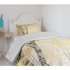 Birch Growth in Fall Bedspread Set