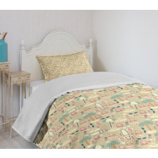 Summer Vacation Women Bedspread Set