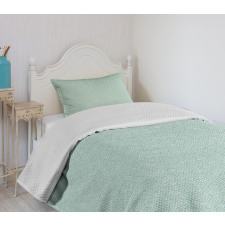 Squares Lines Bedspread Set