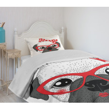 Pin up Retro Female Pet Bedspread Set