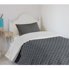 Diagonal Stripe Triangles Bedspread Set